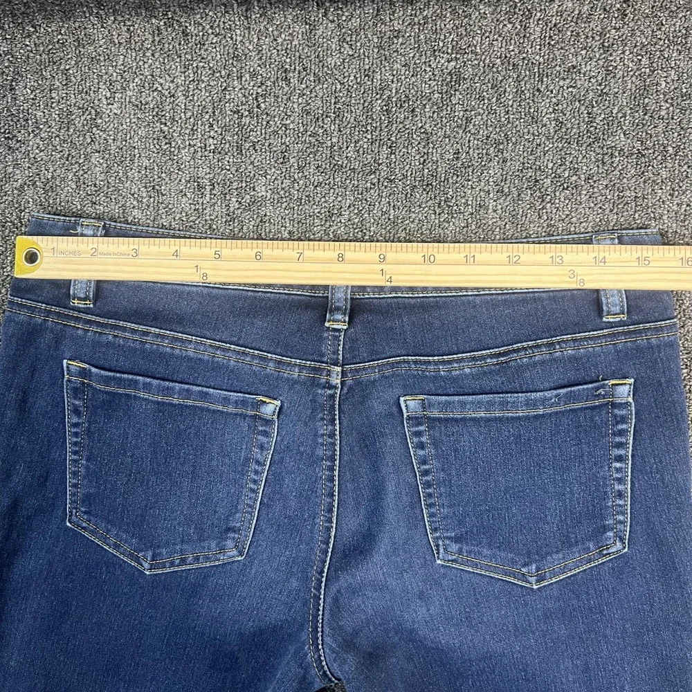 Michael Kors Y2K Skinny Jeans 4 Blue Indigo Denim Classic Minimalist Tapered Leg